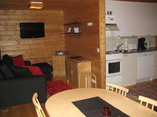 Гостевой дом Kuerkaltio Holiday Village Экясломполо Апартаменты с 1 спальней и сауной (для 6 взрослых)-11